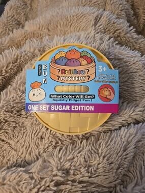Rainbow Squishy Dumpling Mystery Bun Sugar Edition Blind Pack Squeezable -